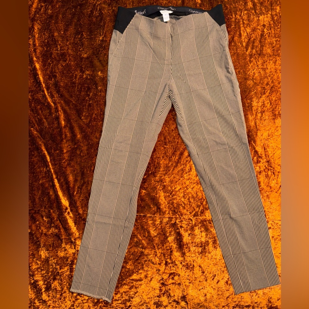 Women’s Calvin Klein Checkered Pants